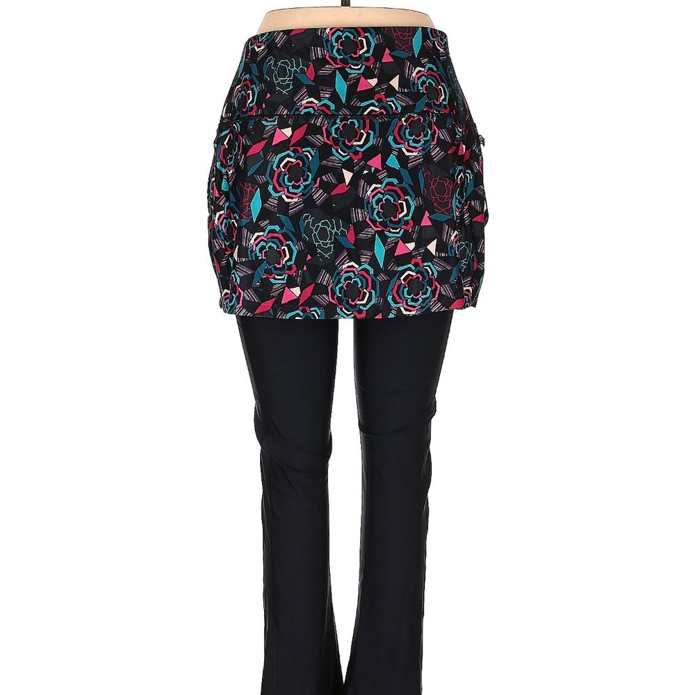 Sold Skirt Sports skirt and pants  2 in 1  Leg / Skirt Combo black multi  sz M - Picture 3 of 7